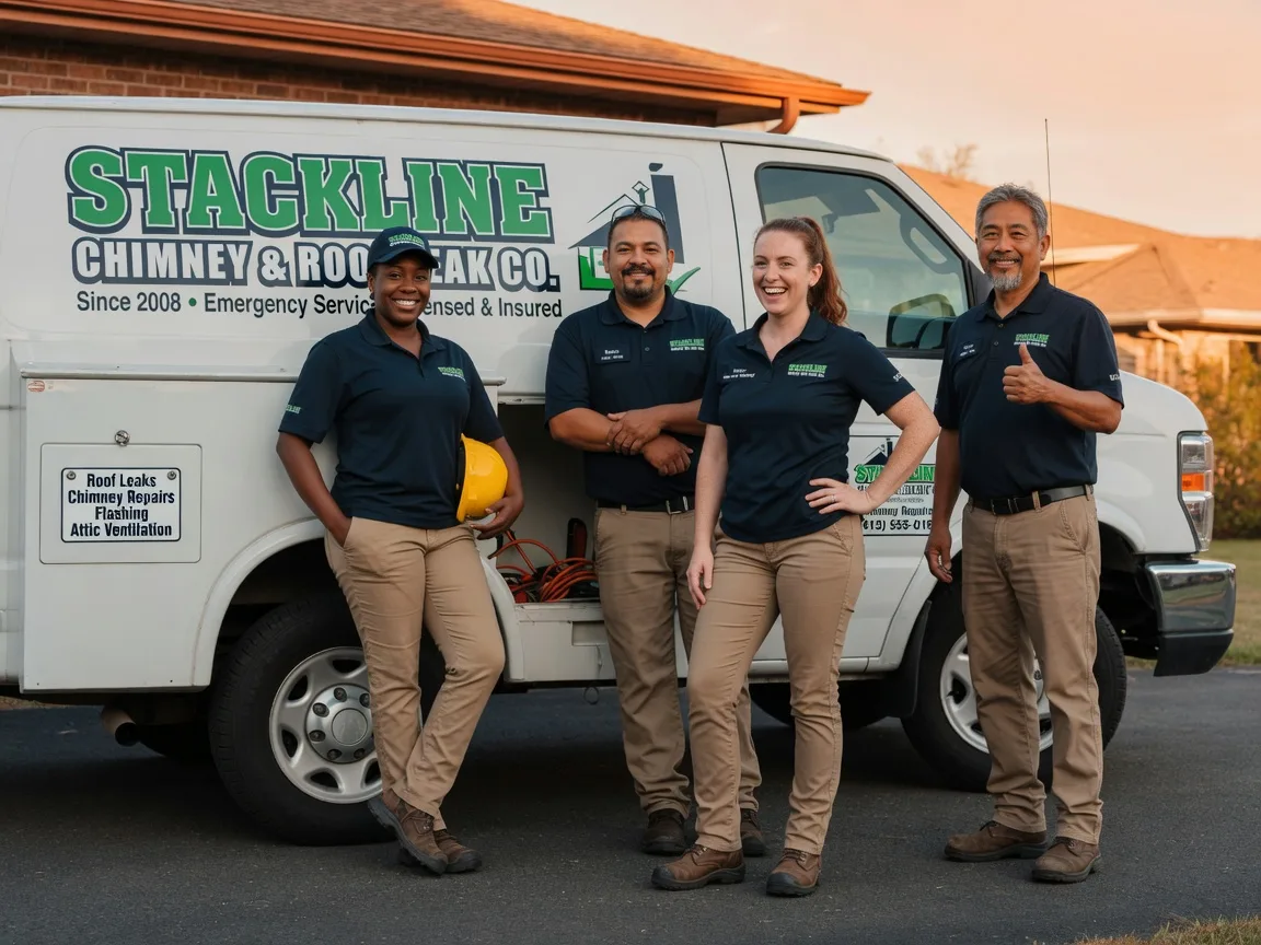 Chimney flashing repair company in La Salle, MI